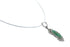 Sterling Silver Turquoise Southwestern Italian Snake Chain Necklace Set AX129065